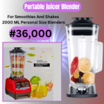 H Portable juicer Blender For Smoothies And Shakes 2000 ML Personal Size;