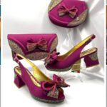 Pure leather Italy mads shoe and bag complete set